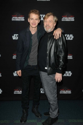 Hayden and Mark at SW Celebration in 2017.
