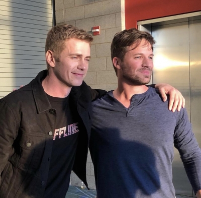 Hayden and Matt at Star Wars Celebration Chicago, 2019.
